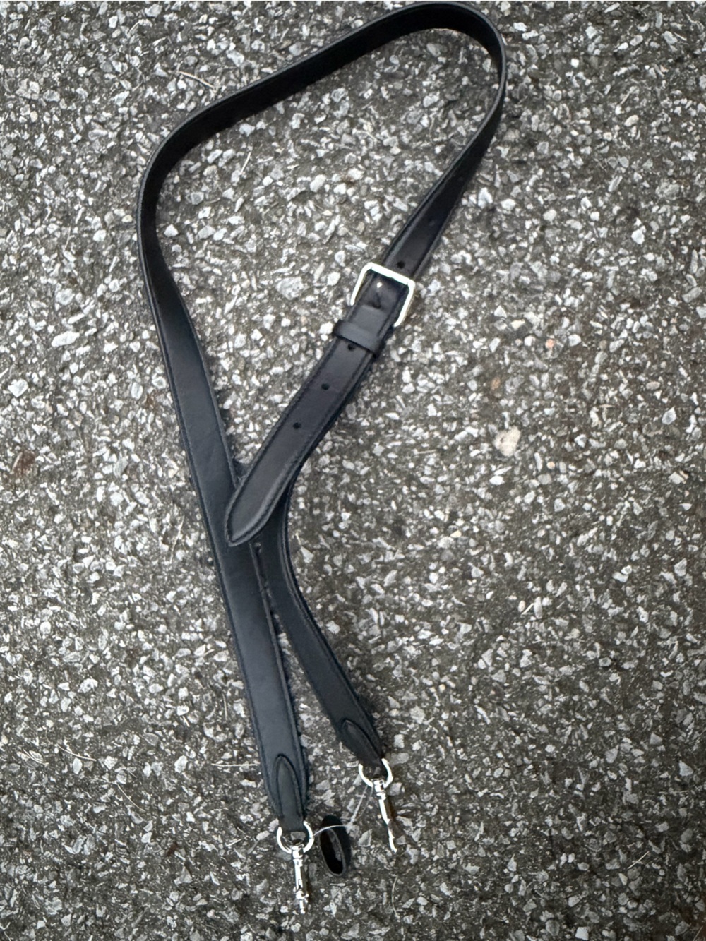 NWOT Coach Black Leather 1” Wide Adjustable Crossbody Strap for Purse